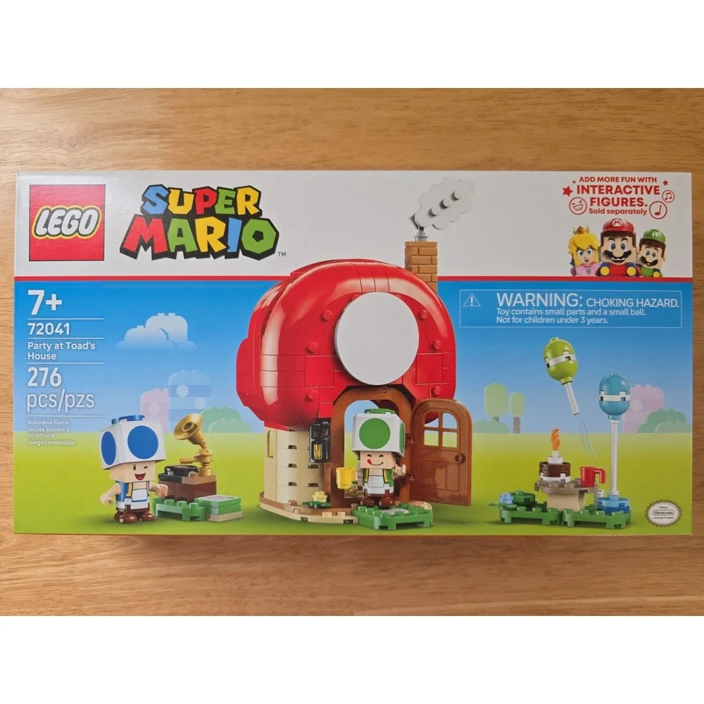 LEGO® Super Mario™ Party at Toad's House 72041 Retired Set NEW Sealed